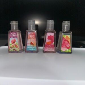 Bath and Body Works Vintage 1oz/29 Ml Antibacterial Hand Gel Lot of 4 New Rare